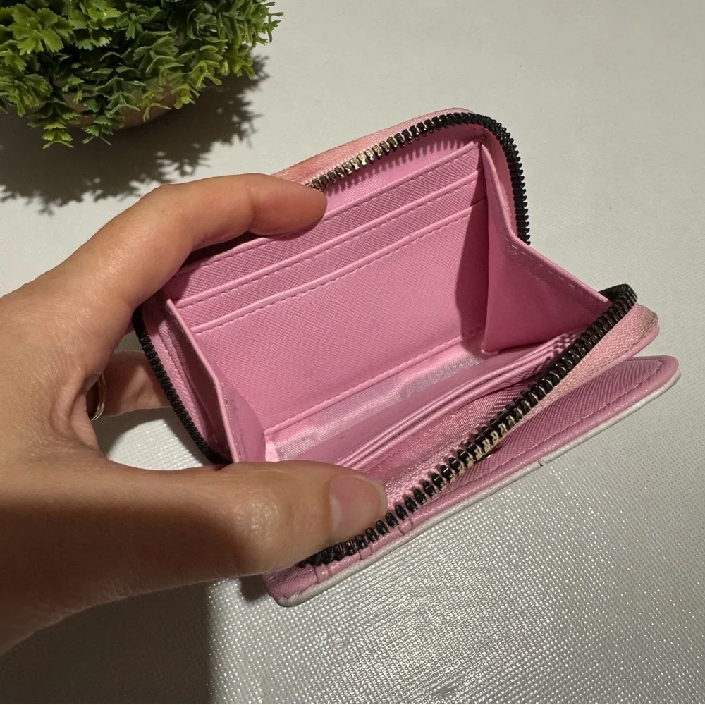 Hello Kitty and‎ Friends Milk Carton Pink Small Zip Around Wallet